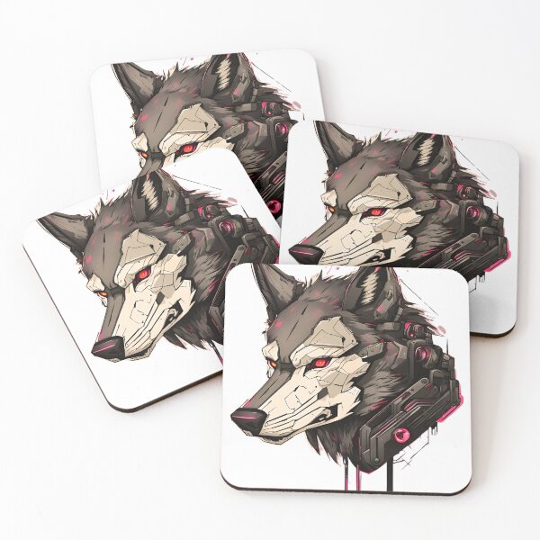 Item preview,  CyberWolf Cyberpunk  designed and sold by CyberArtistOne.
