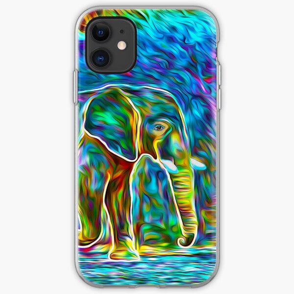 Rainbow Elephants iPhone Soft Case