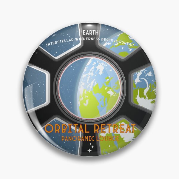 Item preview, Earth. Orbital Retreat (Interstellar Wilderness Reserve Bureau Series) designed and sold by BGALAXY.