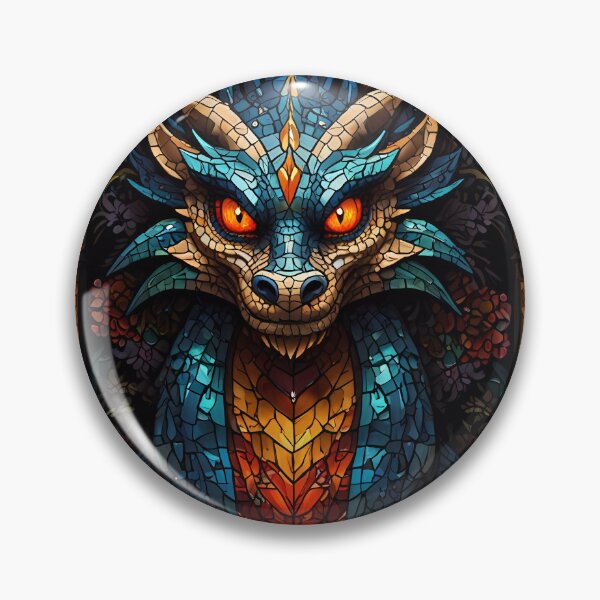 Item preview, Dragon with deep red eyes designed and sold by FocusedArt.