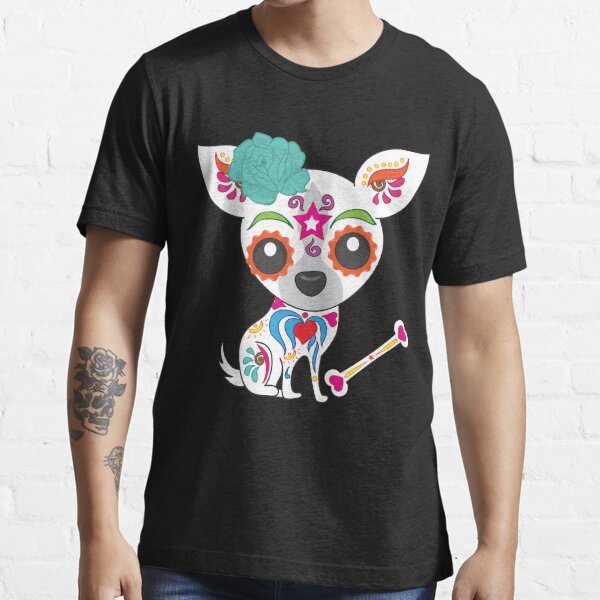 maat morgen herhaling Sugar Skull Chihuahua" T-shirt for Sale by HelenofThreads | Redbubble |  sugar skull t-shirts - mexican dog t-shirts - mexican art t-shirts