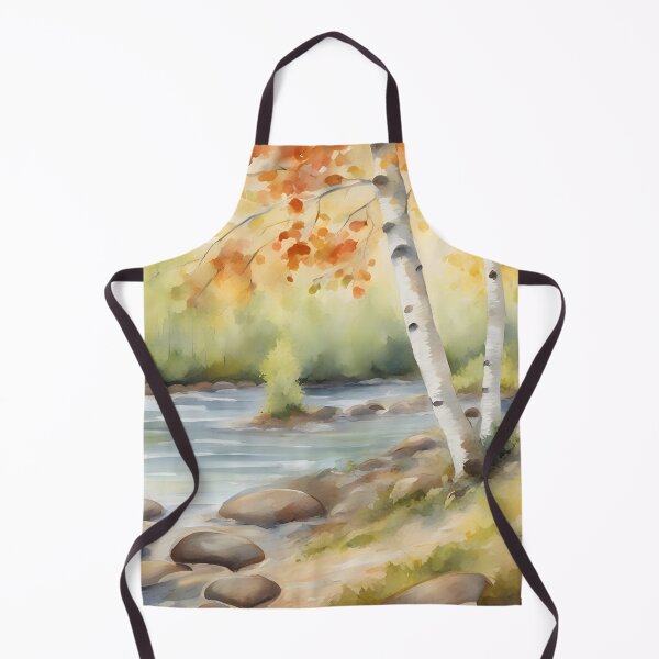 Item preview, Autumn Birch Trees by Creek designed and sold by CalmnessbyChoice.