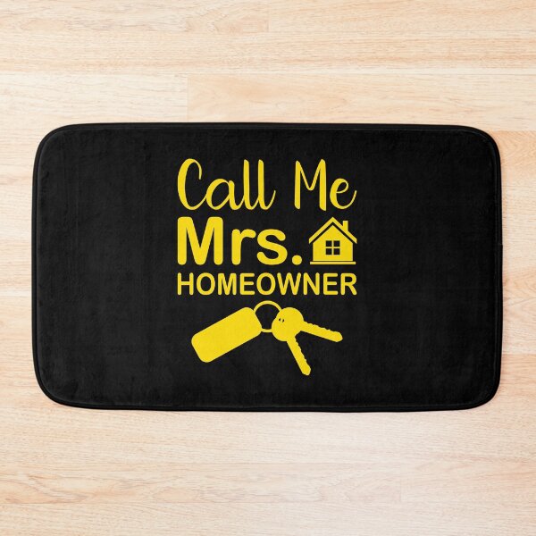 Item preview, Call Me Mrs Homeowner - in yellow designed and sold by EmeraldeaArt.