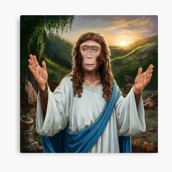 Item preview, MONKEY JESUS  designed and sold by ChristianArt6.