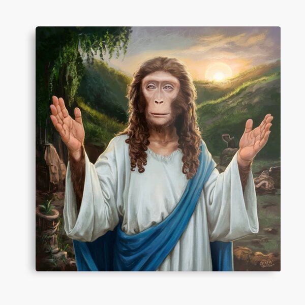 Item preview, MONKEY JESUS  designed and sold by ChristianArt6.