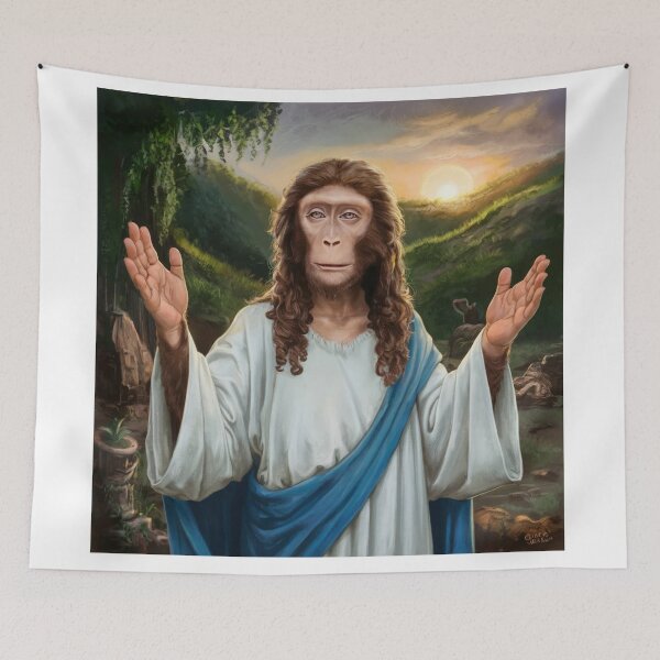 Item preview, MONKEY JESUS  designed and sold by ChristianArt6.