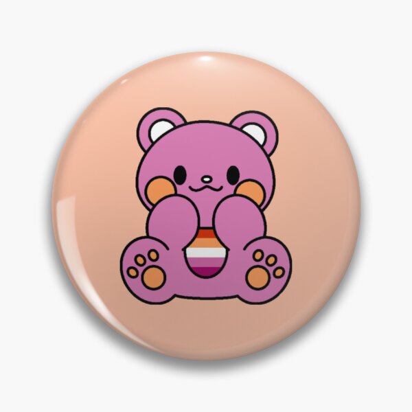 Item preview, Lesbian Pride Bear Pink designed and sold by everything4eva.