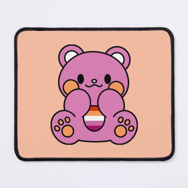 Item preview, Lesbian Pride Bear Pink designed and sold by everything4eva.