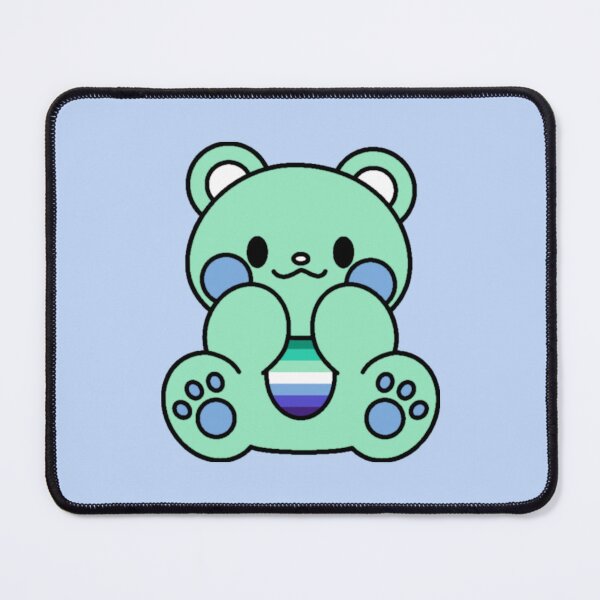 Item preview, Gay Mens Pride Bear Green designed and sold by everything4eva.