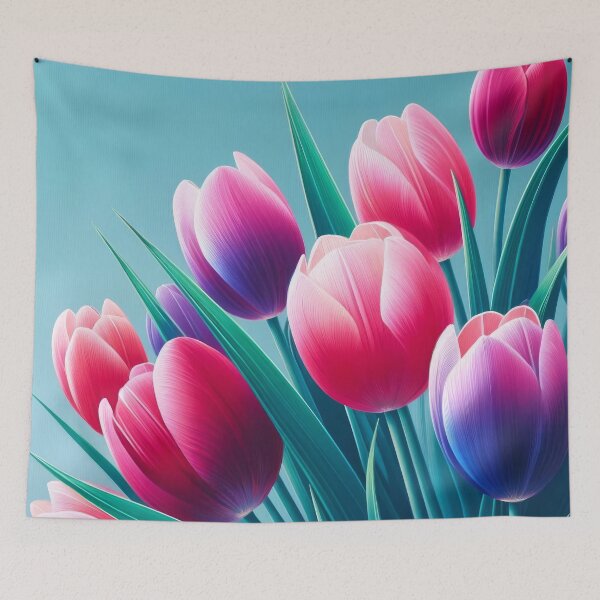 Aperçu de l'œuvre Tulipes cerises créée et vendue par HarperSkye.