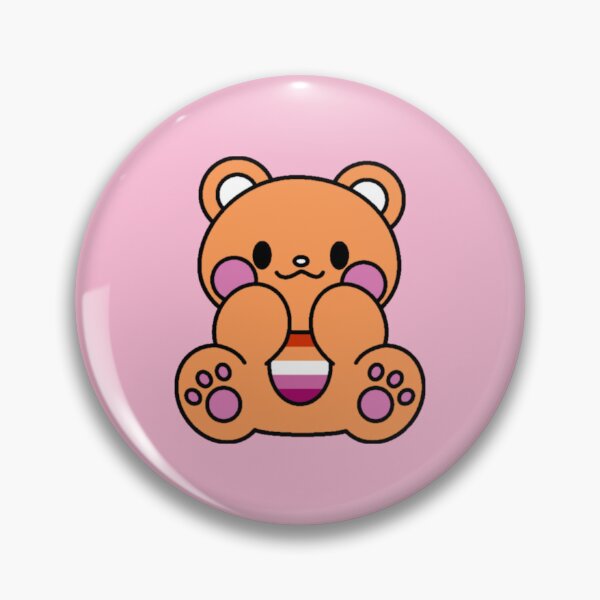 Item preview, Lesbian Pride Bear Orange designed and sold by everything4eva.
