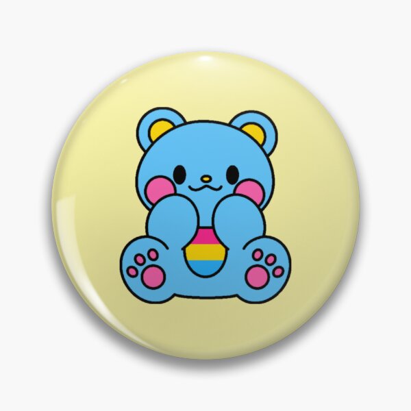 Item preview, Pan Pride Bear Blue designed and sold by everything4eva.