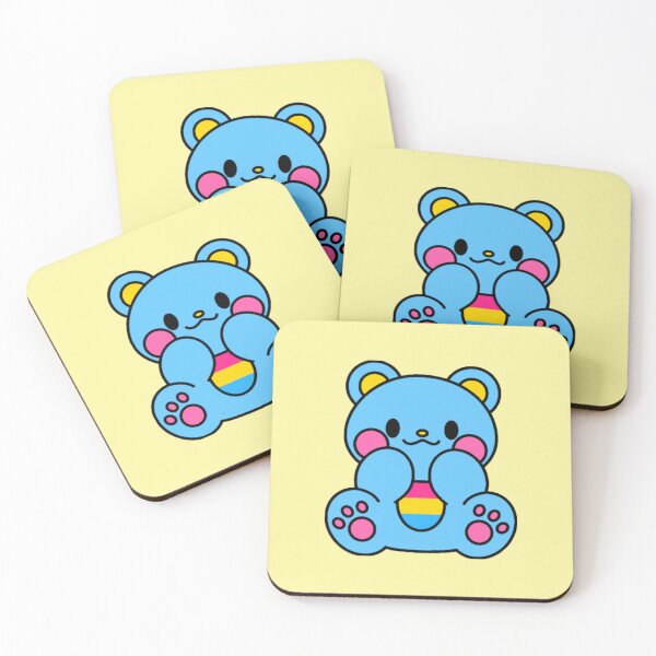Item preview, Pan Pride Bear Blue designed and sold by everything4eva.