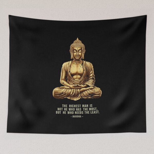 Item preview, Buddha with quote designed and sold by YoungMind95.