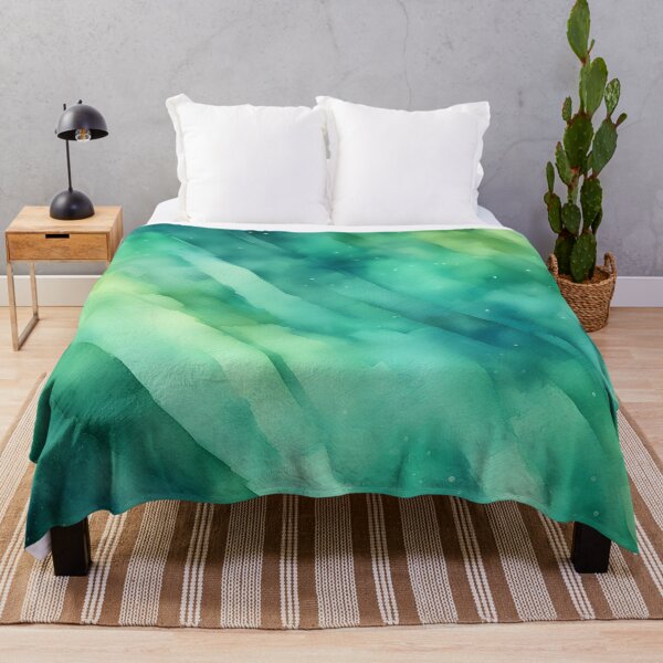 Item preview, Turquoise Green Abstract Paper Art designed and sold by CalmnessbyChoice.