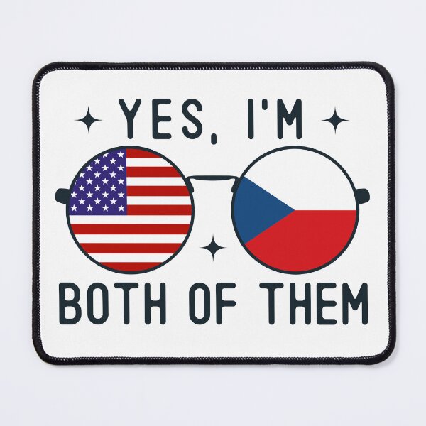 Item preview, Yes I'm Both Of Them American Czech designed and sold by OX-tright.