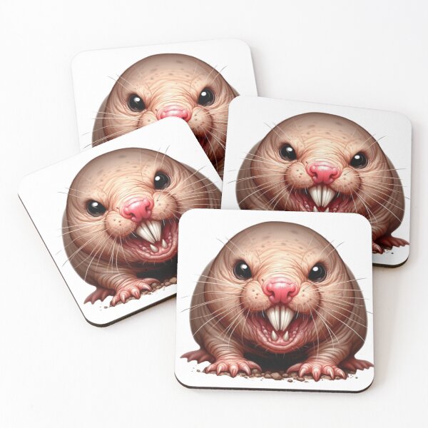 Item preview, Angry Naked Molerat Does NOT Approve designed and sold by MagickDragon.