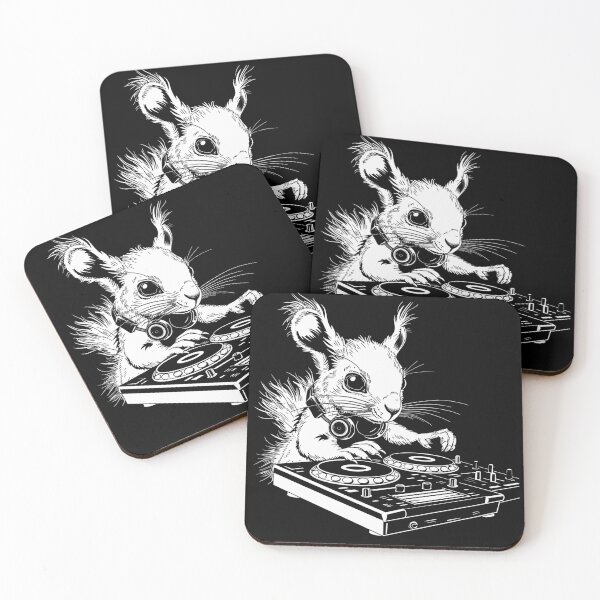 Item preview, DJ Squirrel Music Art designed and sold by redstar19.