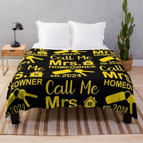 Item preview, Call Me Mrs Homeowner 2024 - in yellow designed and sold by EmeraldeaArt.