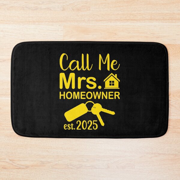 Item preview, Call Me Mrs Homeowner 2025 - in yellow designed and sold by EmeraldeaArt.