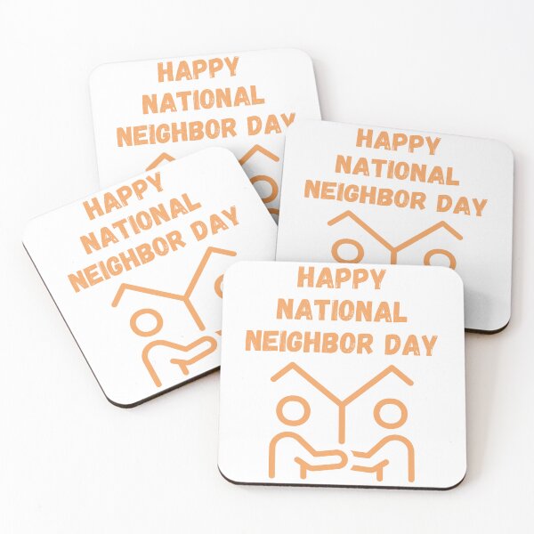 Item preview, Happy National Neighbor Day designed and sold by Simo0455.