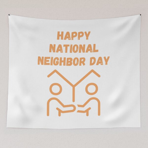 Item preview, Happy National Neighbor Day designed and sold by Simo0455.