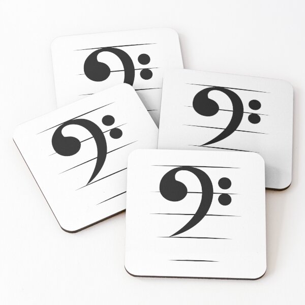 Item preview, Logo bass clef bass guitar love symbol basser designed and sold by AndreMi.
