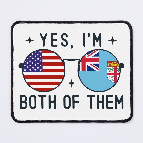 Item preview, Yes I'm Both Of Them American Fijian designed and sold by OX-tright.