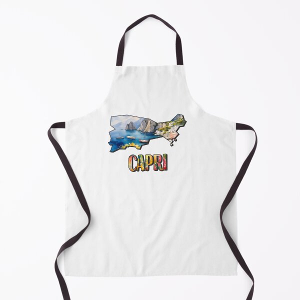 Item preview, Capri Watercolor Map designed and sold by Motivburg.
