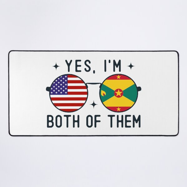 Item preview, Yes I'm Both Of Them American Grenadian designed and sold by OX-tright.