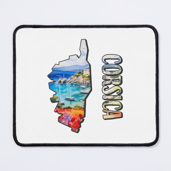 Item preview, Corsica watercolor map designed and sold by Motivburg.