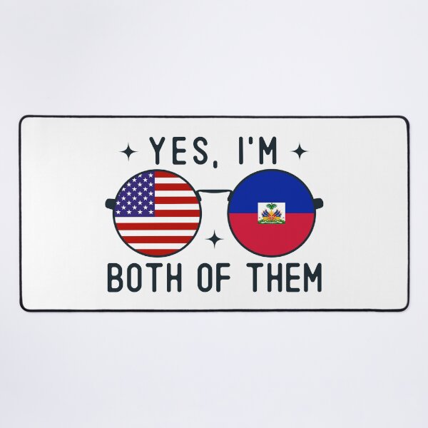 Item preview, Yes I'm Both Of Them American Haitian designed and sold by OX-tright.