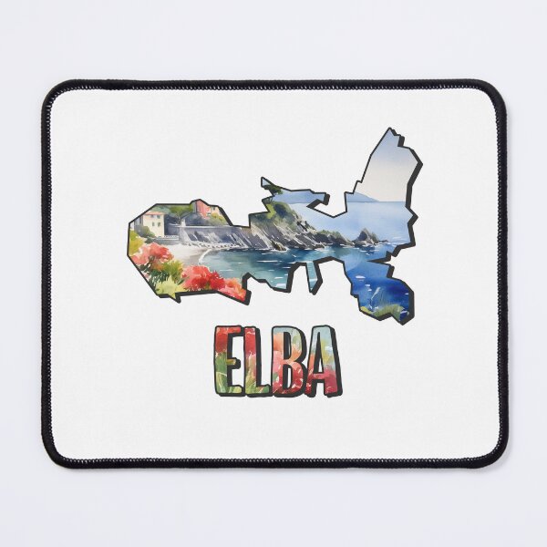 Item preview, Elba watercolor map designed and sold by Motivburg.