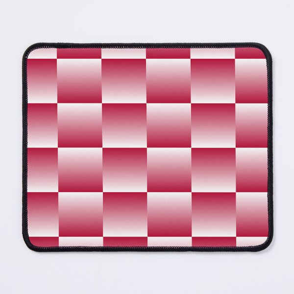 Item preview, Red and White Gradient Checkered Pattern designed and sold by starrylite.