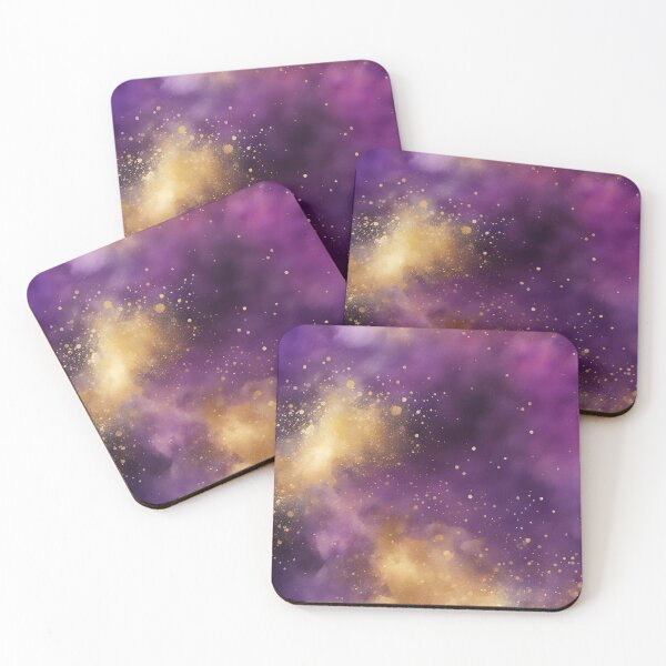Item preview, Purple Space and Gold Sprinkles designed and sold by CalmnessbyChoice.