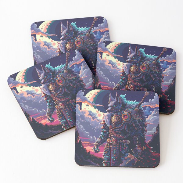 Item preview, Wolf Knight Pixel Art designed and sold by Kaos-Bit.