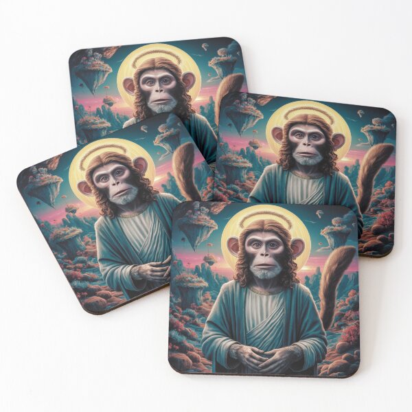 Item preview, MONKEY JESUS MEME  designed and sold by ChristianArt6.