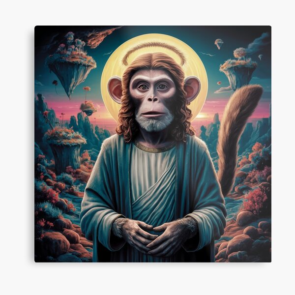 Item preview, MONKEY JESUS MEME  designed and sold by ChristianArt6.