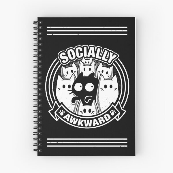 Item preview, Socially Awkward Cat - Funny Kitten Misfit designed and sold by Snouleaf.