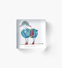 I like knitting Acrylic Block