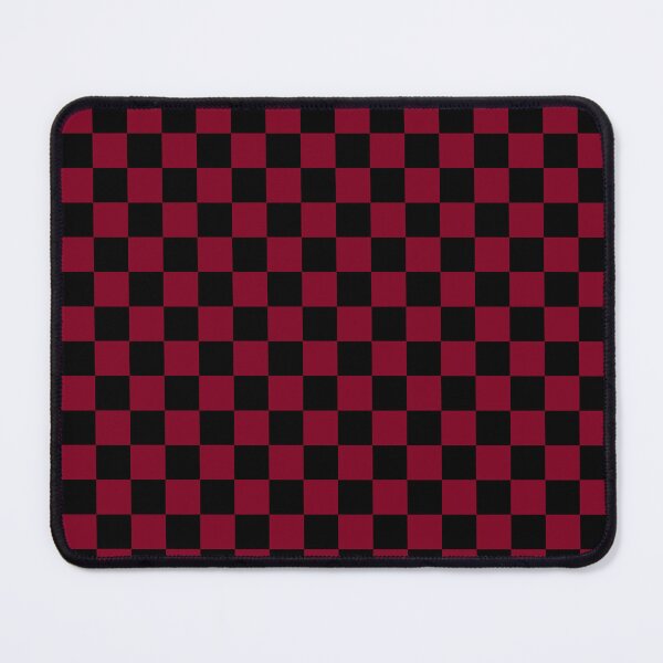 Item preview, Small Checkered - Black and Burgundy Red designed and sold by JustPatterns2.