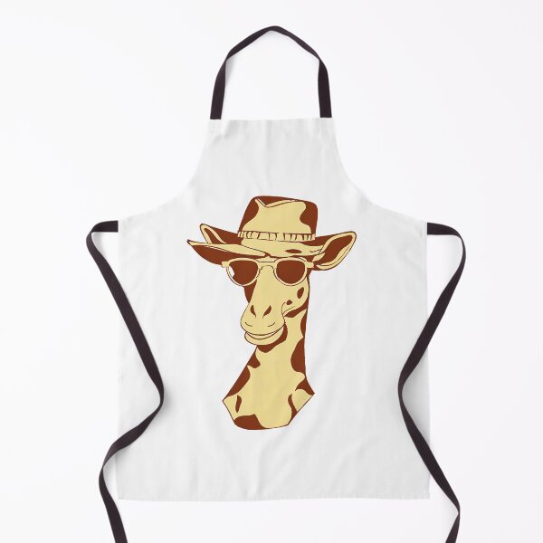 Item preview, Vintage Sepia Giraffe with Sunglasses: Cool Long-Necked Safari Star T-Shirt designed and sold by GorinART.