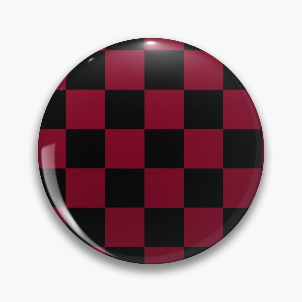 Item preview, Checkered - Black and Burgundy Red designed and sold by JustPatterns2.