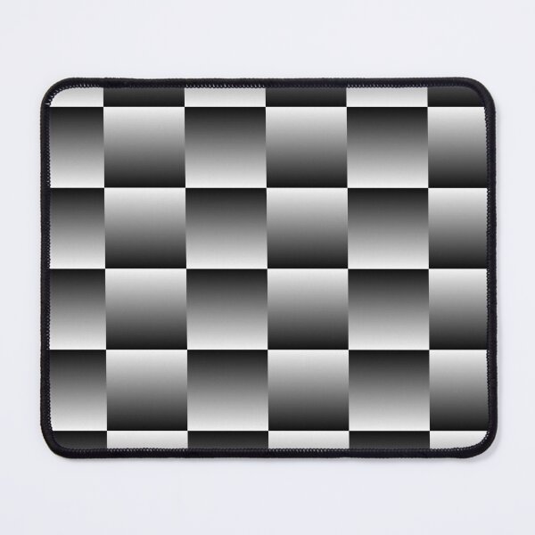 Item preview, Black to White Gradient Checkered Pattern designed and sold by starrylite.
