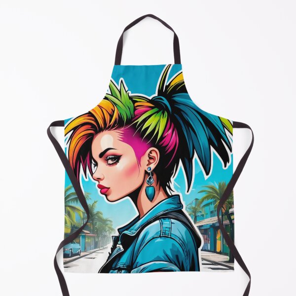 Item preview, Tropical Paradise Summer Alt Punk Girl designed and sold by MadnessEnvelope.