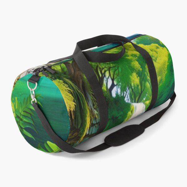 Item preview, Surreal forest colorful waterfall designed and sold by mikaws.