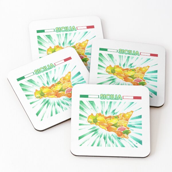 Item preview, Sicilia agrumi e bandiera Italiana - Sicily Citrus Fruits and Italian colors designed and sold by miskaralise.