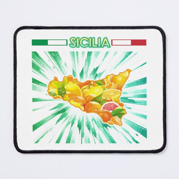 Item preview, Sicilia agrumi e bandiera Italiana - Sicily Citrus Fruits and Italian colors designed and sold by miskaralise.