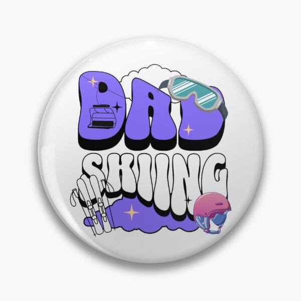 Item preview, Dad Skiing designed and sold by OnTheTrend.