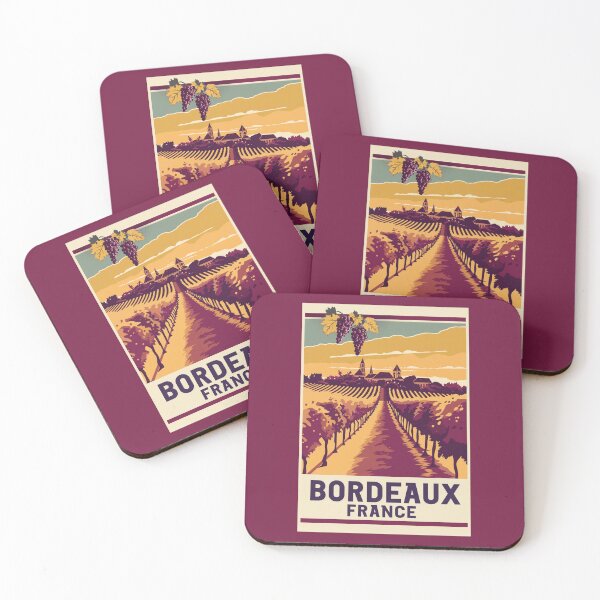 Item preview, A Vintage Travel Illustration of Bordeaux - France designed and sold by GoodOldVintage.